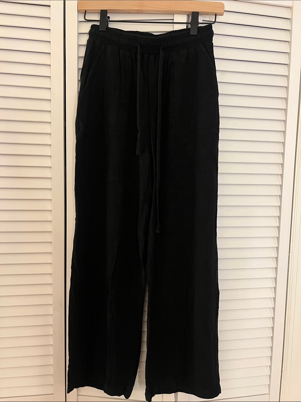 Black Linen Pants
